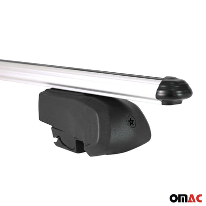 OMAC Lockable Roof Rack Cross Bars Luggage Carrier for Genesis GV70 2022-2024 Gray G003026