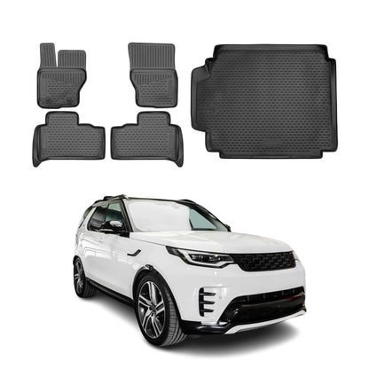 2017-2025 Land Rover Discovery Floor Mats & Cargo Liner Full Set Black