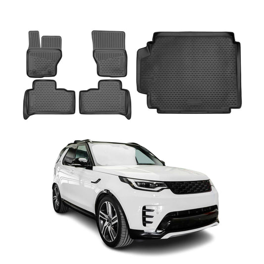 2017-2025 Land Rover Discovery Floor Mats & Cargo Liner Full Set Black