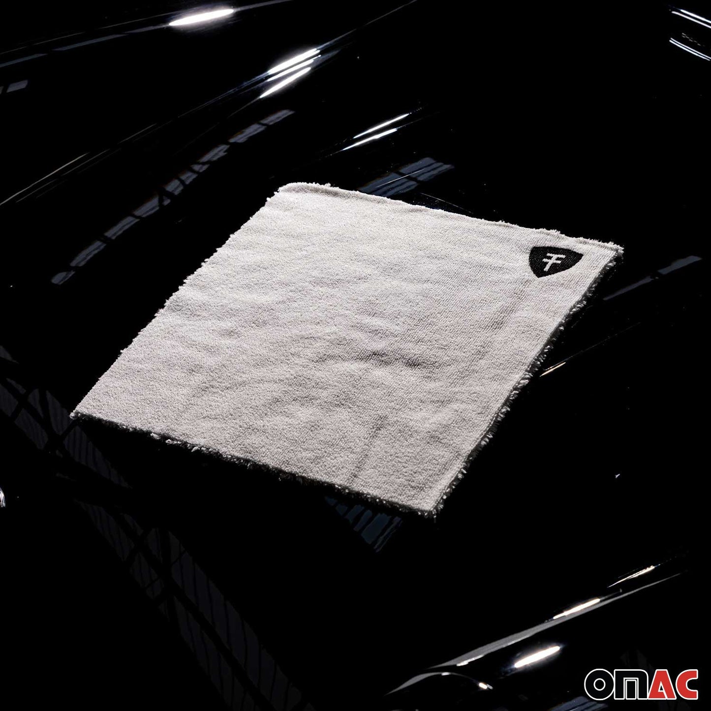 OMAC Premium Microfiber Cleaning Cloth Towel Dry Car Wash Polishing Detailing Towel HF02001