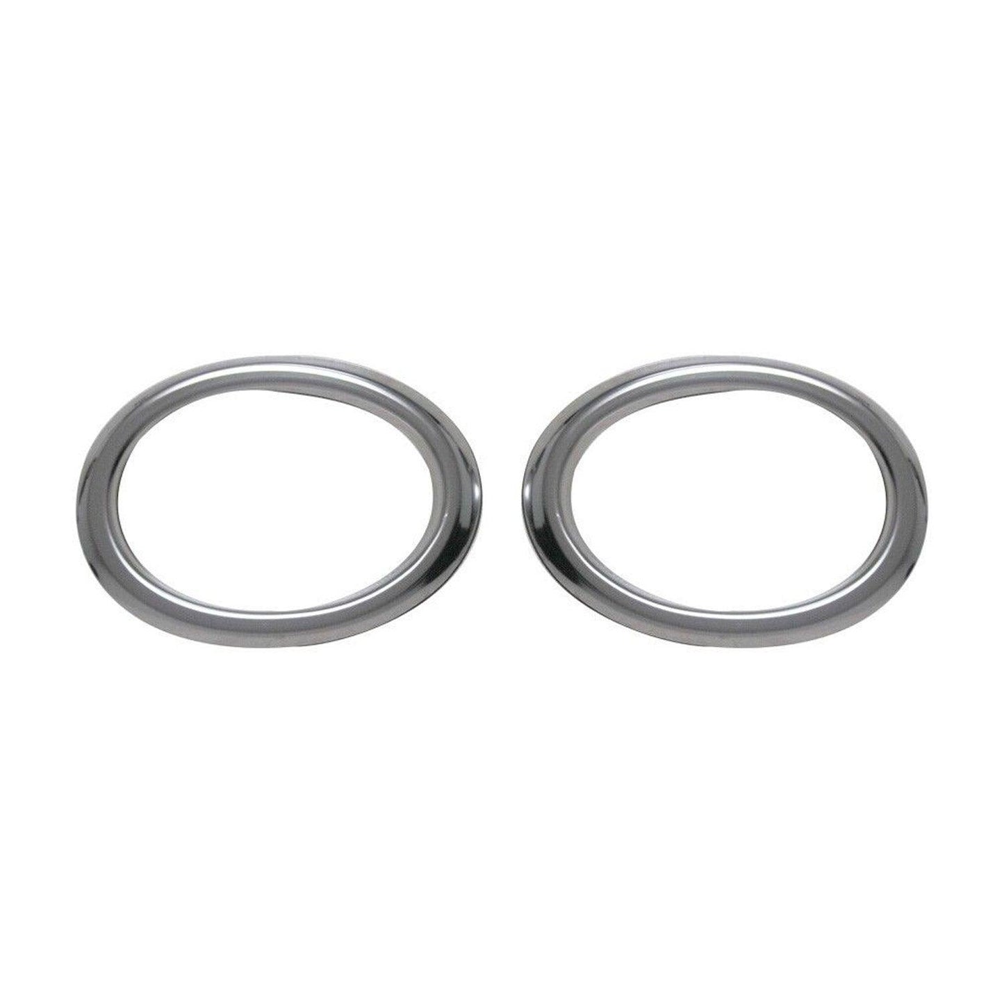 OMAC Fog Light Lamp Bezel Cover for Chevrolet Cruze 2011-2014 Sedan Steel Silver 2Pcs 1607103