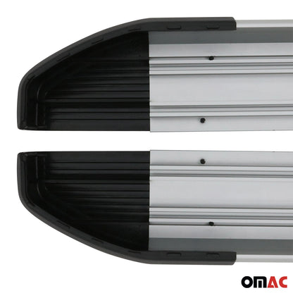 OMAC Side Steps Nerf Bars Running Board for VW Tiguan 2009-2017 Silver 2Pcs 7514936
