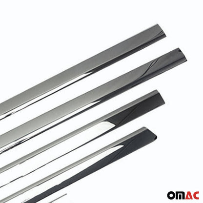 OMAC Side Door Molding Trim for VW T5 Transporter 2003-2015 Steel Silver 5x 7522134