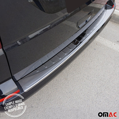 OMAC Dark Chrome Rear Bumper Guard For Dacia Dokker 2012-2021 Trunk Sill Protector 2022093B