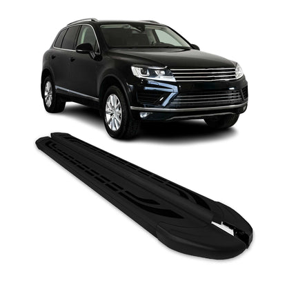 2003-2010 Porsche Cayenne Running Boards Side Steps Black