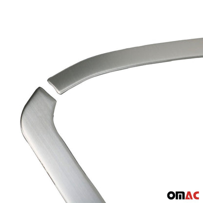 OMAC Front Bumper Grill Trim for Mercedes Sprinter W906 2014-2018 Brushed Steel 2x 4724084T