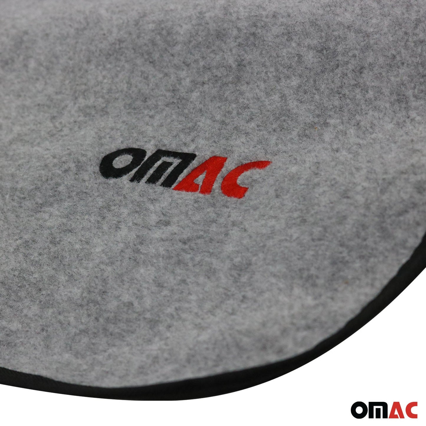 OMAC Rear Bumper Protector Trunk Mat Fabric Pet Cargo Liner For Truck Car Auto Grey 96RBP093G