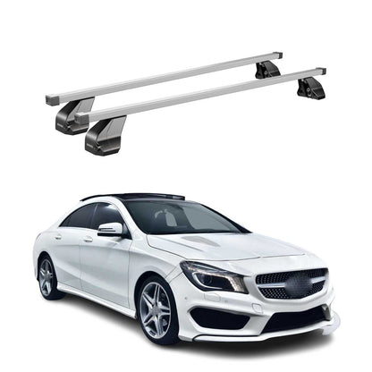 2013-2019 Mercedes CLA C117 Roof Rack Cross Bars Silver