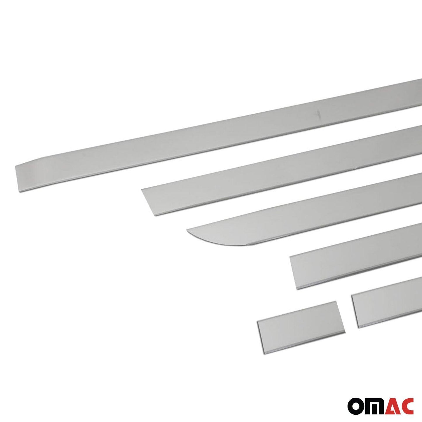 OMAC Chrome Side Door Trim for Mercedes Metris 2016-2023 One Sliding Door L3 S.Steel 4733133