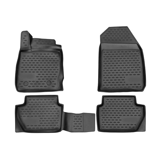 OMAC Floor Mats Liner fits Ford EcoSport 2013-2017 Black TPE All-Weather 4x 2699444