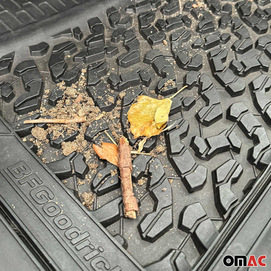 Semi Custom Trim fit Floor Mats Liners for Dodge Trucks & SUV All Season Rubber