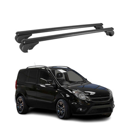 2015-2022 RAM ProMaster City Roof Rack Cross Bars Black