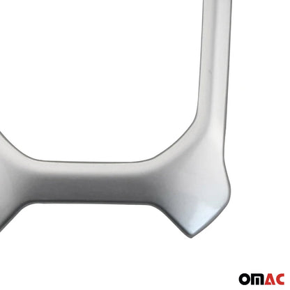 OMAC Gear Shift Knob Frame for Jeep Renegade 2015-2018 Silver Chrome 1Pc 1708024