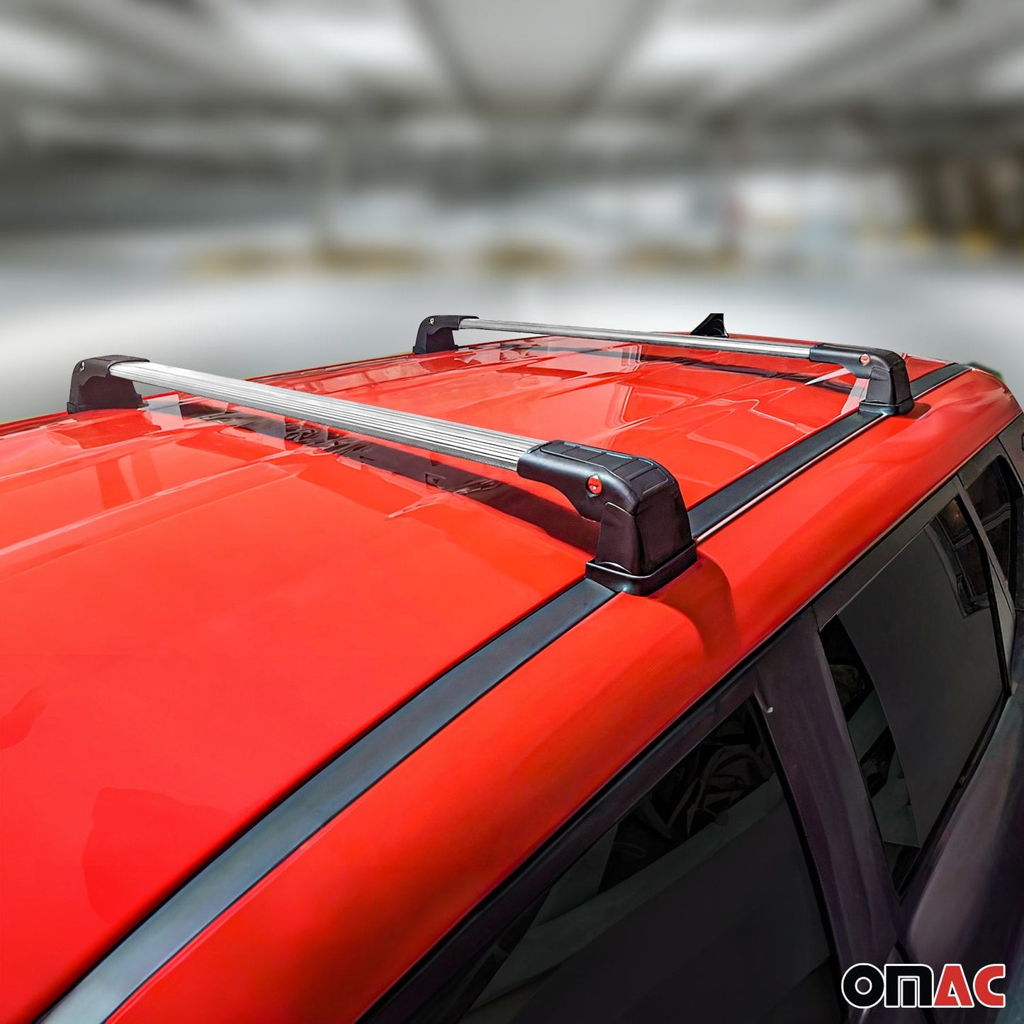 OMAC Roof Rack Cross Bars Carrier Alu for BMW 3 Series F30 Sedan 2012-2019 Silver 2x '1204926