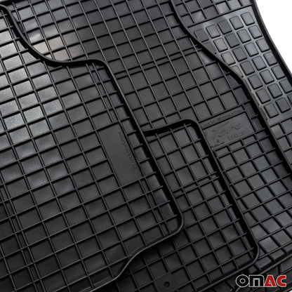 2019-2025 BMW 3 Series G20 Sedan / G21 Touring Floor Mats Liners Full Set All Weather Rubber Black