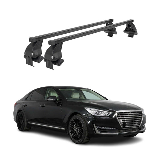 2017-2025 Genesis G90 Roof Rack Cross Bars Black