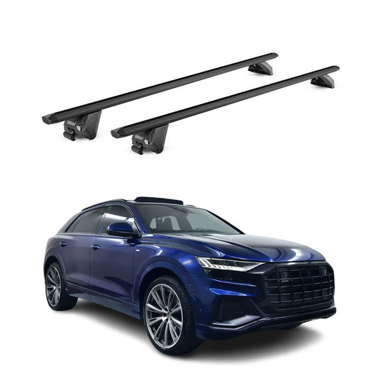 2019-2025 Audi Q8 Roof Rack Cross Bars Black