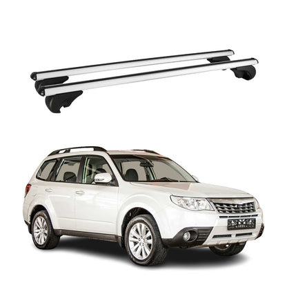 2009-2013 Subaru Forester Roof Rack Cross Bars Silver