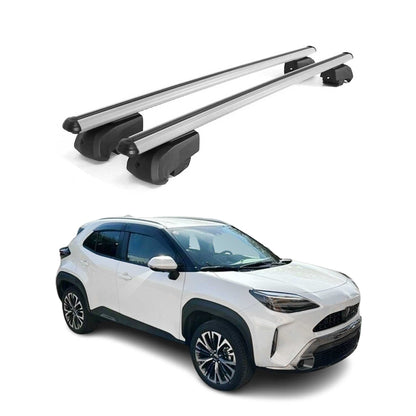 2020-2023 Toyota Yaris Cross Roof Rack Cross Bars Silver