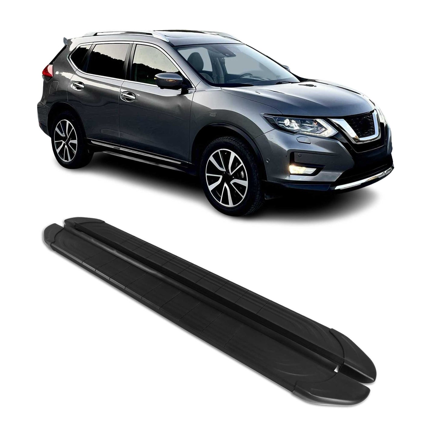 2014-2020 Nissan Rogue Running Boards Side Steps Black