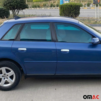 1995-2004 Audi A6 Car Door Handle Cover Protector Stainless Steel Chrome 6 Pcs