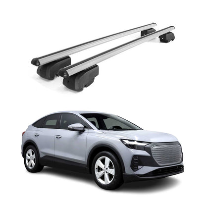 2022-2024 Audi Q4 e-tron Roof Rack Cross Bars Silver