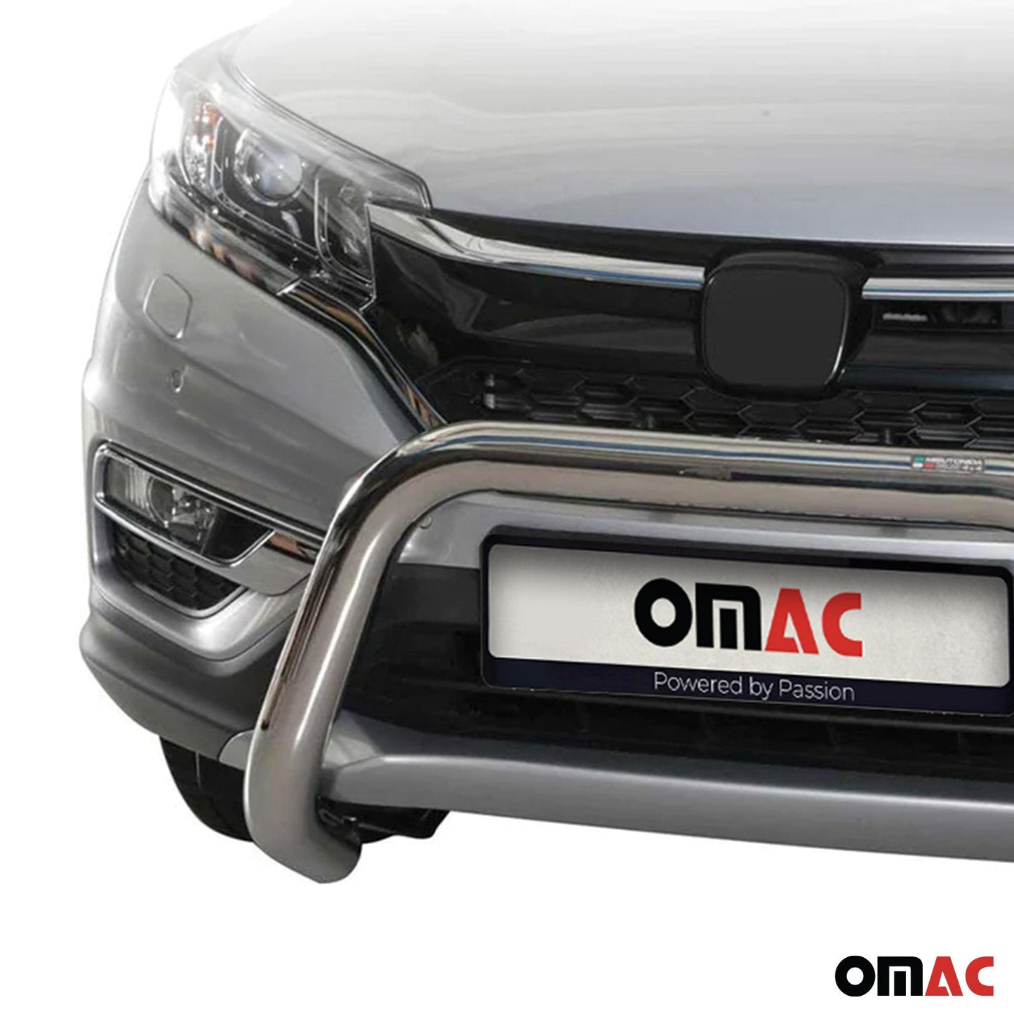 OMAC Bull Bar Push Front Bumper Grille for Honda CR-V 2017-2019 Silver 1 Pc 3414MSBB077