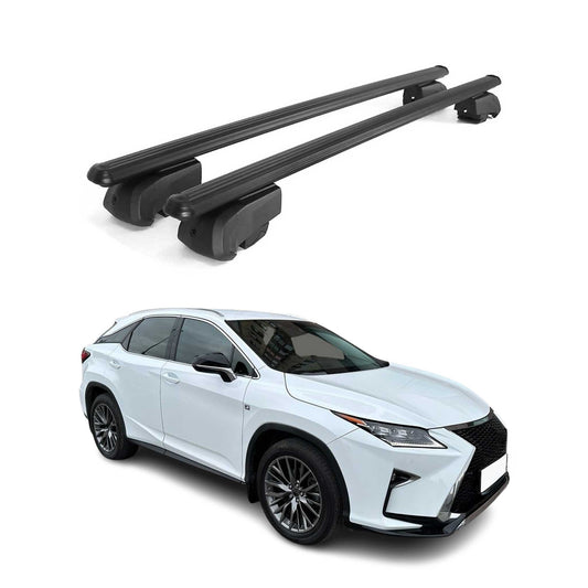 2016-2022 Lexus RX450h Roof Rack Cross Bars Black