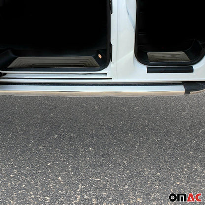 OMAC Door Sill Scuff Plate Scratch for VW T5 Transporter 2003-2015 Steel Dark 3x 7522092NB