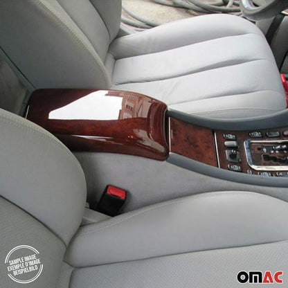 1997-2002 Mercedes CLK Class C208 Armrest Box Lid Cover Wood Walnut 1Pc