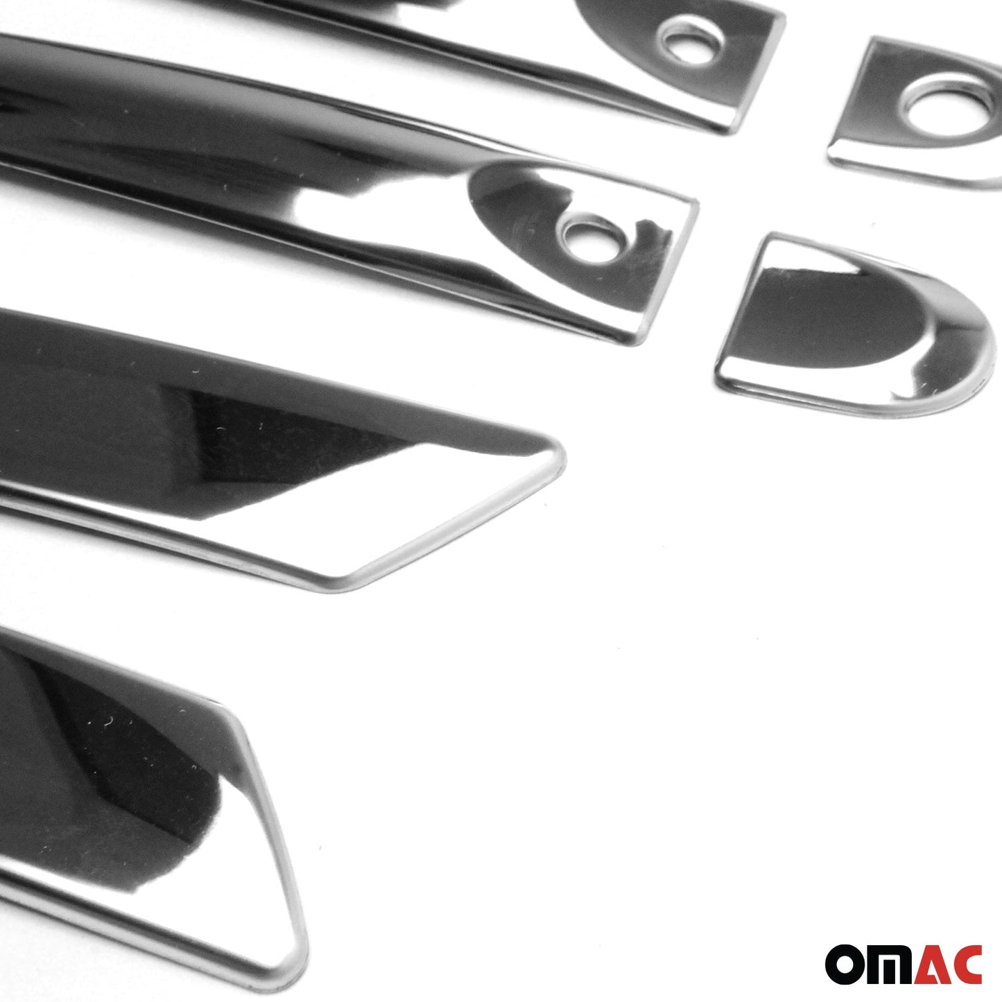 OMAC Car Door Handle Cover Protector for Chevrolet Cruze 2017-2019 Steel 8 Pcs U006031