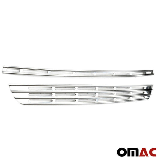 OMAC Front Bumper Grill Trim Molding for Peugeot Partner Tepee 2008-2015 Steel 2x 5723081