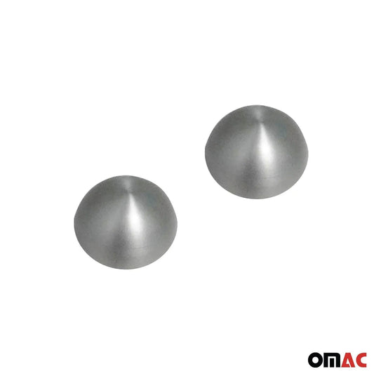 1998-2007 Smart ForTwo Turn Signal Handle Cap Cover Trim Stainless Steel Chrome 2 Pcs