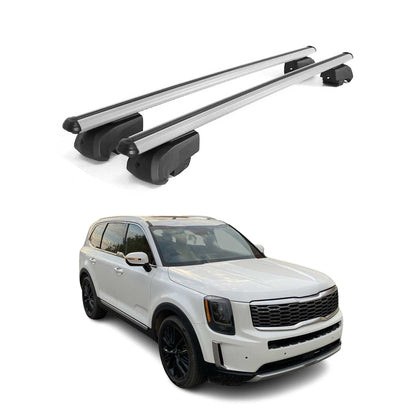 2020-2025 Kia Telluride Roof Rack Cross Bars Silver