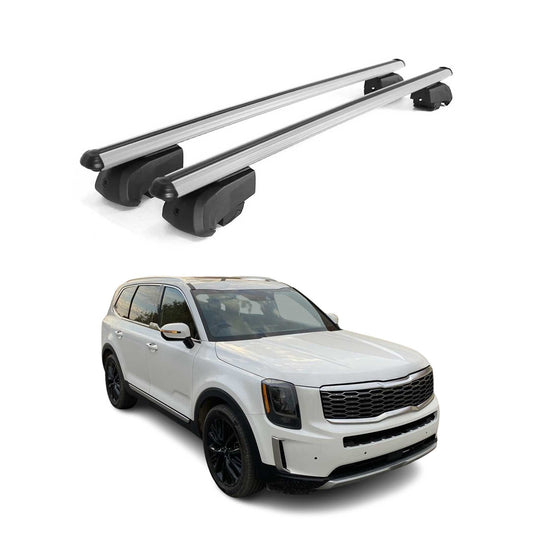 2020-2025 Kia Telluride Roof Rack Cross Bars Silver