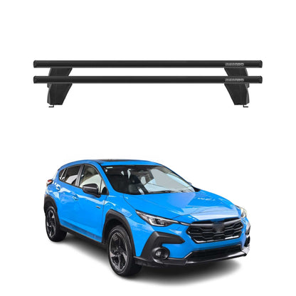 2018-2023 Subaru Crosstrek Roof Rack Cross Bars Black