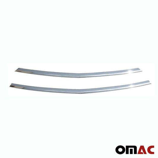 OMAC Chrome Front Bumper Streamer Trim 2 Pcs Fits Mercedes Metris W447 2016-2023 4733082P
