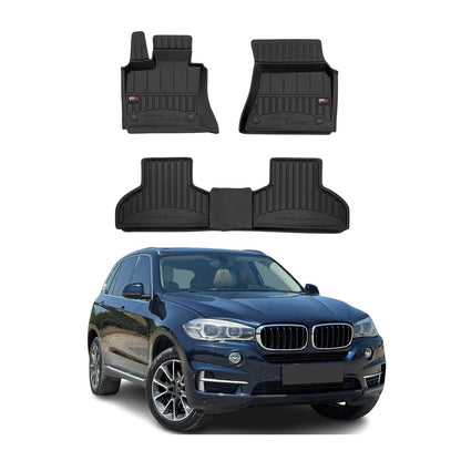 2014-2018 BMW X5 F15 F85 Premium Floor Mats Liners Full Set All Weather Heavy Duty Black