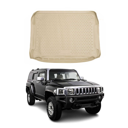 2006-2010 Hummer H3 Cargo Liner Trunk Mat All Weather Beige