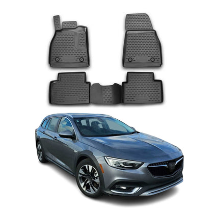 2011-2017 Buick Regal Floor Mats Liners Full Set All Weather Black