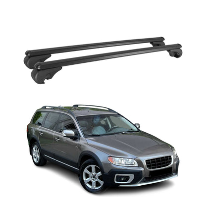 2008-2016 Volvo XC70 Roof Rack Cross Bars Black