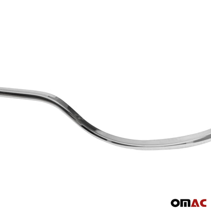 OMAC Front Bumper Grill Trim Molding for Hyundai Elantra GT 2013-2017 Steel Silver '3215081