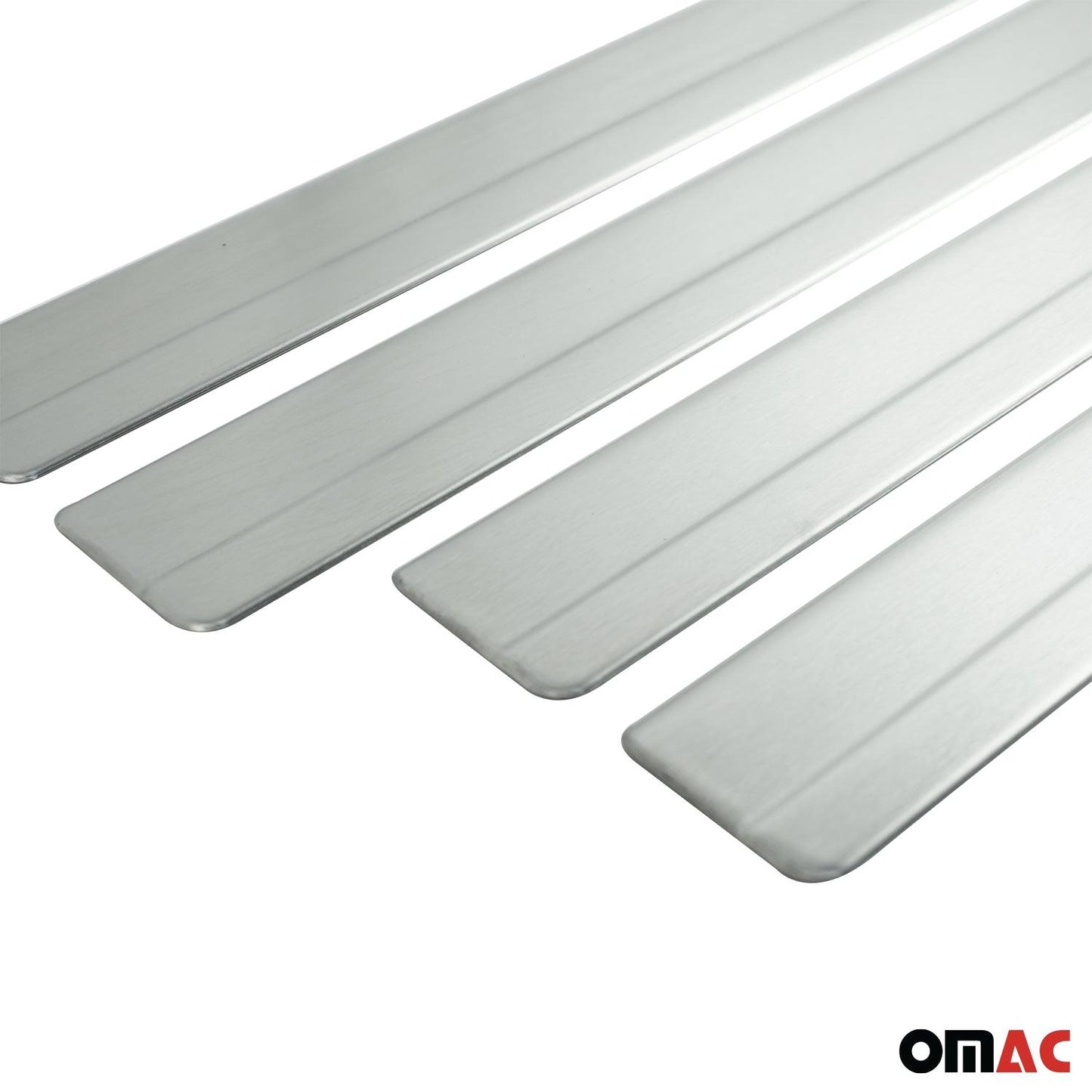 OMAC Door Sill Scuff Plate Scratch Protector for VW Amarok 2010-2020 Gloss 4 Pcs 7535091N