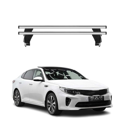 2016-2020 Kia Optima Sedan Roof Rack Cross Bars Silver