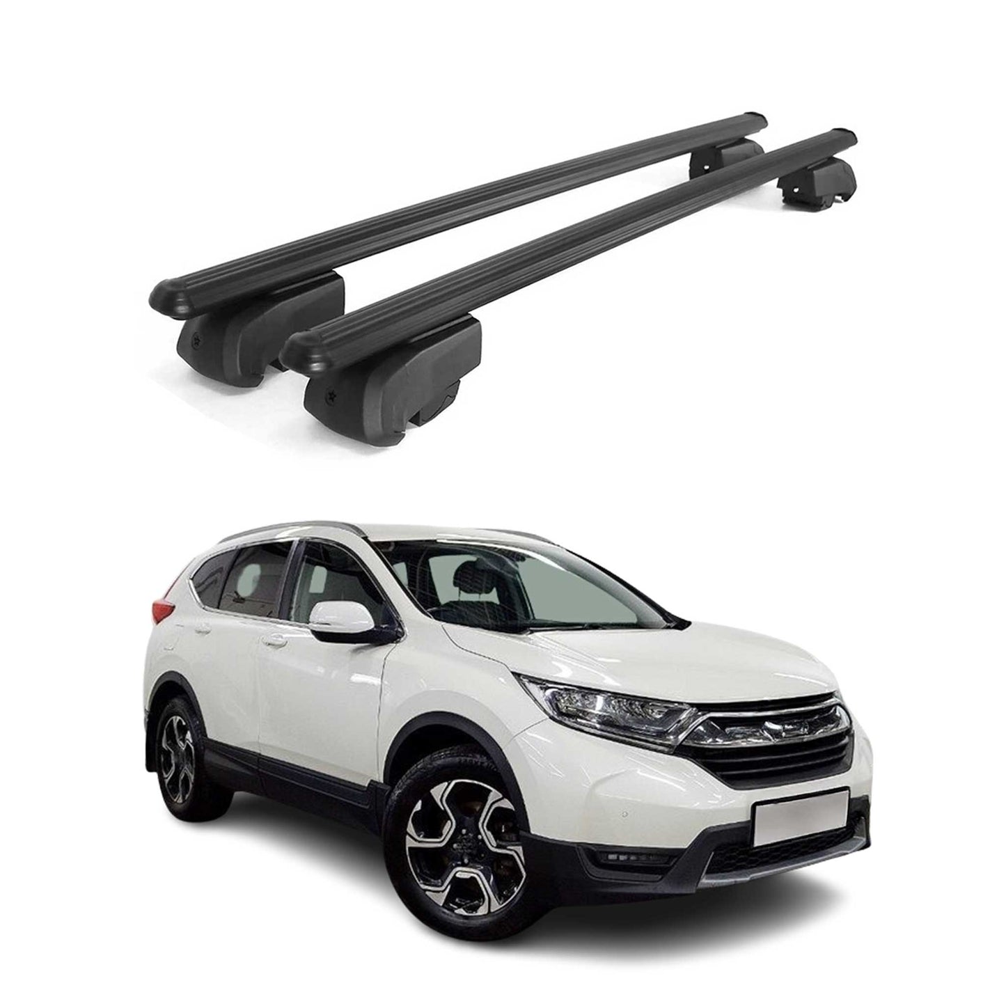 2017-2022 Honda CR-V Roof Rack Cross Bars Black
