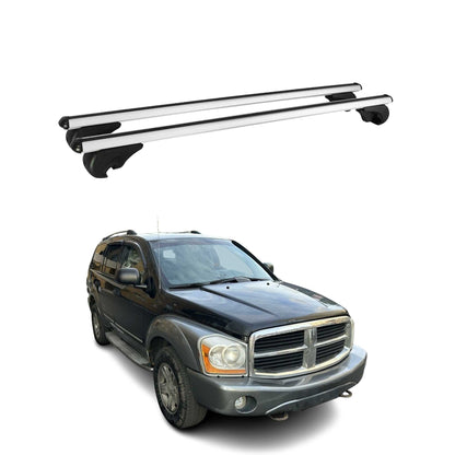 2007-2009 Dodge Durango Roof Rack Cross Bars Silver