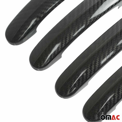 OMAC Door Handle Cover Protector for VW T5 Transporter 2003-2015 Carbon Fiber Black 7522042C