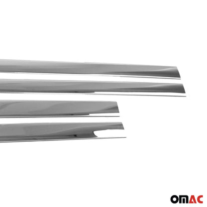 OMAC Side Door Molding Trim Skirt Garnish for Jeep Compass 2011-2016 Steel 4 Pcs 1718131