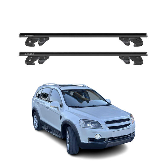 2012-2015 Chevrolet Captiva Sport Roof Rack Cross Bars Black