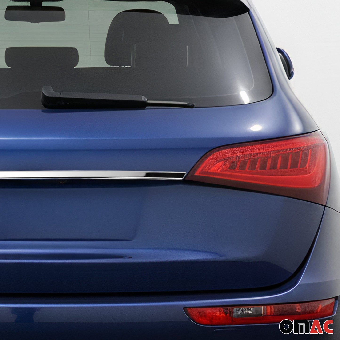 2009-2017 Audi Q5 8R Rear Trunk Lid Molding Trim Stainless Steel